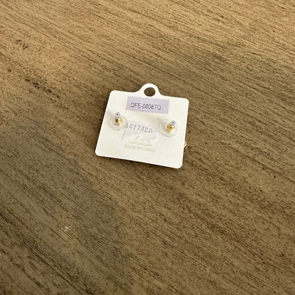 Silver Bull Head Earrings - Picture 2 of 2